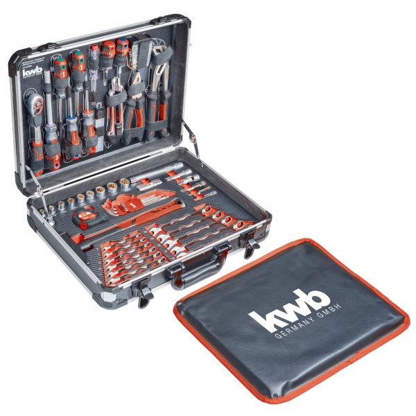 kwb Werkzeug-Koffer inkl. Werkzeug-Set, 80 -teilig, gefüllt, robust
