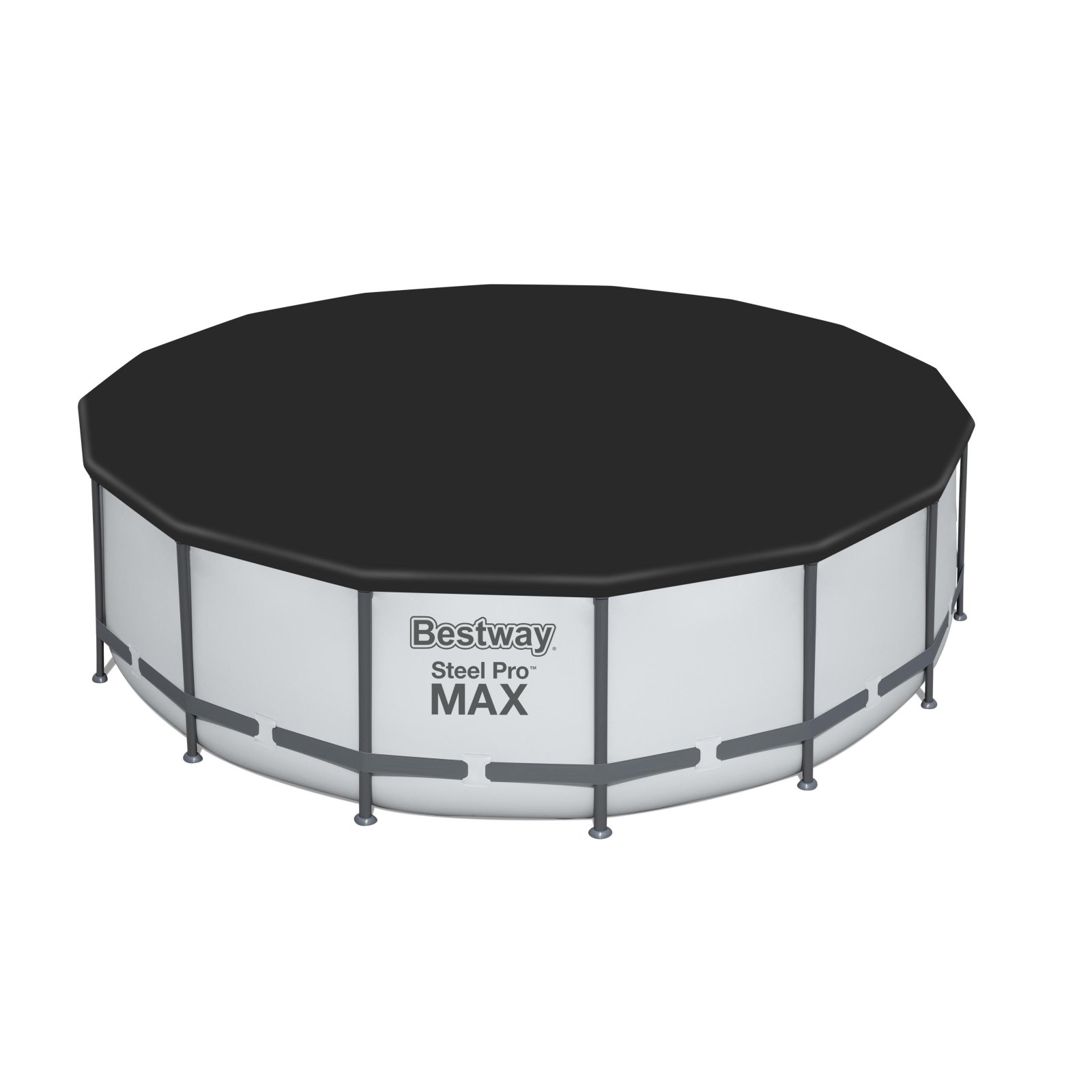 Bestway Frame Pool Steel Pro Max rund 488x122 cm 5612Z Komplettset | Pools  | Pools & Co. | Freizeit | Haus, Garten & Freizeit