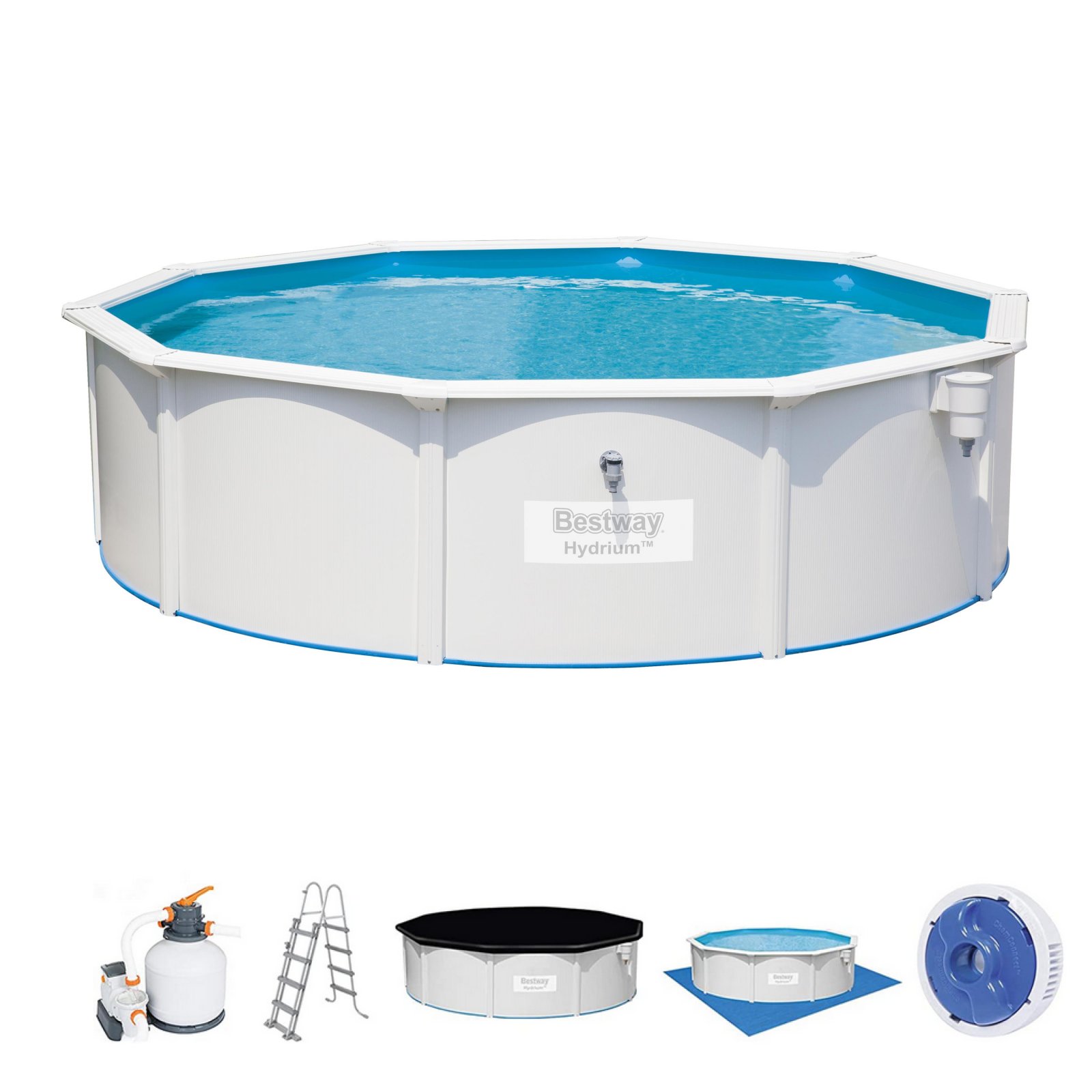 Full Set Fast Delivery 56384 BESTWAY PISCINA HYDRIUM 460x120cm 