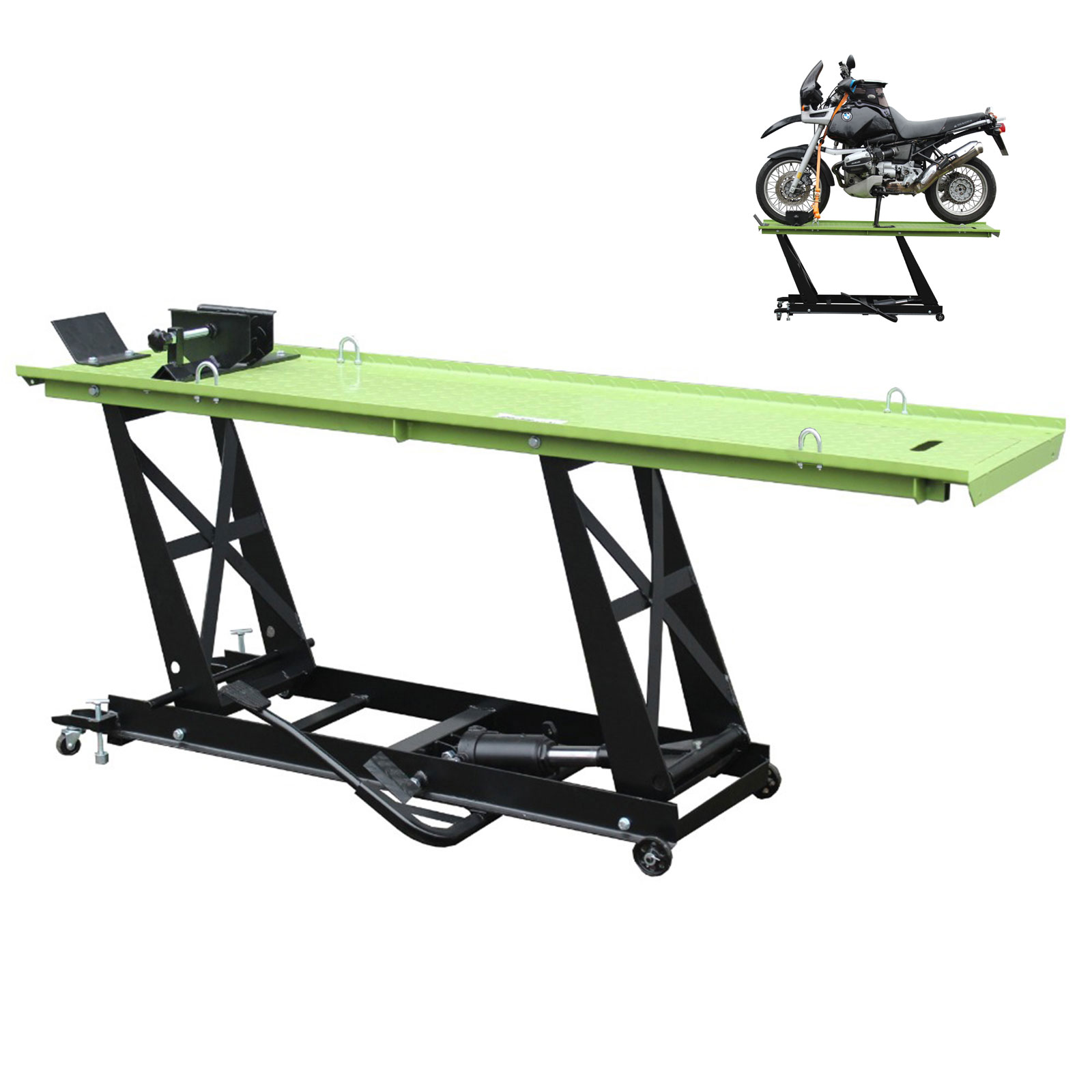 TrutzHolm® Motorradhebebühne hydraulisch Montagebühne Heber 450kg