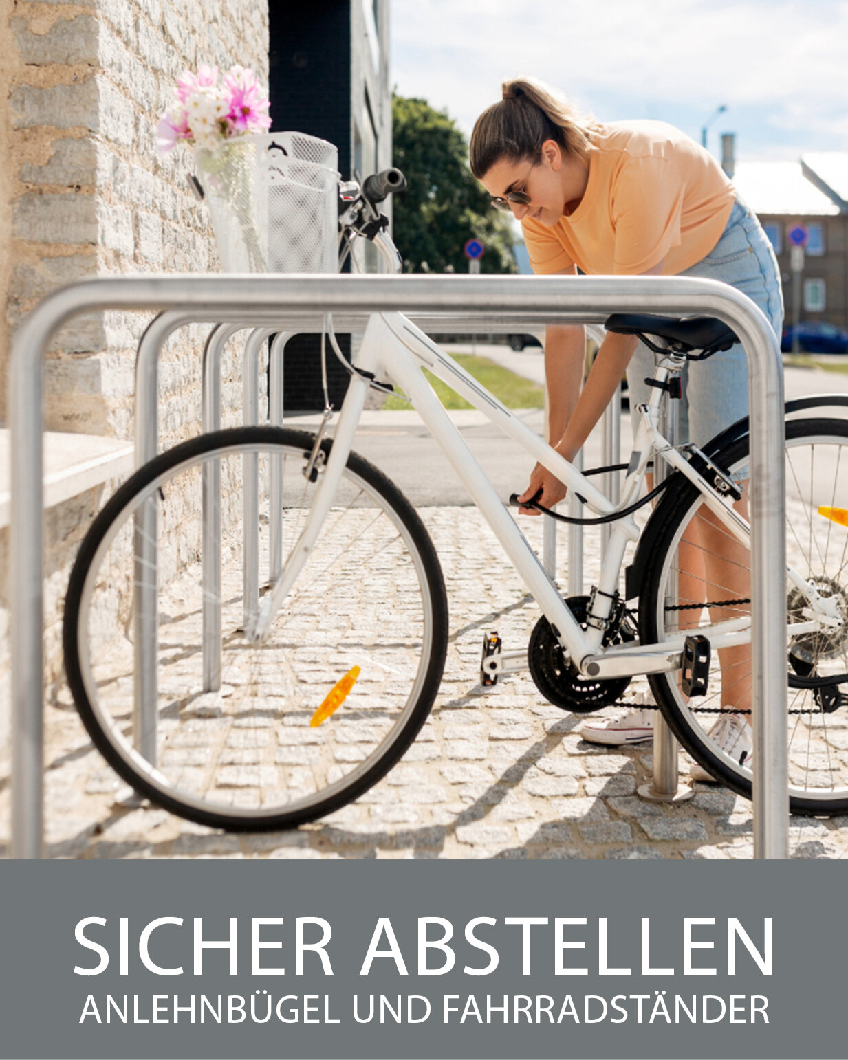 Anlehnbügel und Fahrradständer