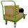 Plattformwagen Profi XL Tragkraft 500 kg 130x65 cm Transportwagen Handwagen Paketwagen