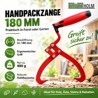 4x Handpackzange Packzange Handhebehaken Sappie Holzgreifer Forstzange