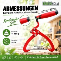 4x Handpackzange Packzange Handhebehaken Sappie Holzgreifer Forstzange