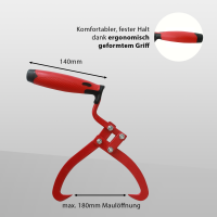 4x Handpackzange Packzange Handhebehaken Sappie Holzgreifer Forstzange