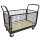 Gitterwagen Plattformwagen 500 kg 119x67x107cm Vierwandwagen Transportwagen Gitterrollwagen Bremse