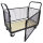 Gitterwagen Plattformwagen 500 kg 119x67x107cm Vierwandwagen Transportwagen Gitterrollwagen Bremse
