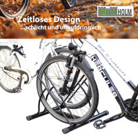 Fahrradständer für 2 Fahrräder DUO Räder Fahrrad Ständer Rad schwarz Twin