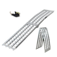 TRUTZHOLM 1x Auffahrrampe klappbar Länge 230 cm...