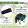 2-Rad Schubkarre 100 L 160 kg Gartenschubkarre Lufträder Stahlfelge kippsicher Kunststoffwanne