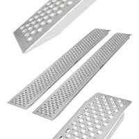 TRUTZHOLM 2x Auffahrrampe 200 cm Tragkraft 400 kg Alu...