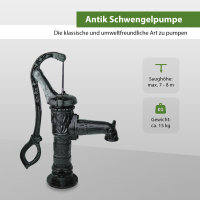 Antik Schwengelpumpe Gartenpumpe Handschwengelpumpe Handpumpe Nostalgie