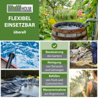 Gartenpumpe Edelstahl 800 W 3200 l/h Förderhöhe 44 m Jetpumpe Saugpumpe Pumpe zur Gartenbewässerung