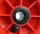 4x Sackkarrenrad Luftrad 260x85 mm 3.00-4 75 mm zentrierte Nabe Ø 20 mm rot robustes 4 PR Gewebe