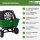 XXL Gartenwagen 350 Ltr. 500 kg Transportwagen Kippfunktion Anhänger Rasentraktor Handwagen