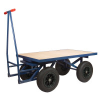 XXL Profi Plattformwagen 500 kg Transportwagen 120x80 cm...