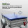 Anhänger Flachplane 2075x1140x50 mm Gewebeplane mit Gummiseil