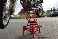 Motorradheber 135 kg Motorrad Hebebühne 34 - 87 cm Montageständer Montagebock