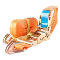 5x Profi Ratschen Spanngurt Spanngurte Zurrgurt 2-tlg 5m 2t 2to 2000kg TÜV/GS ORANGE