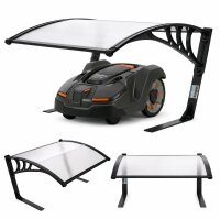 TRUTZHOLM Mähroboter Garage wetterfest Überdachung mit UV-Schutz & Metallfüßen Carport