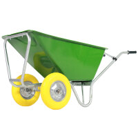 Schubkarrenrad Vollgummi 4.00-8 4.80 mit Achse PU Stahlfelge 200 kg