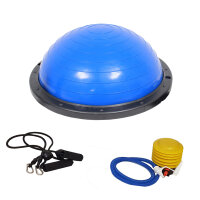 Balancetrainer Yoga Gymnastik Balance Half Ball blau Trainingsball Fitnessball ø 60cm