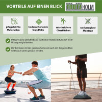Balancetrainer Yoga Gymnastik Balance Half Ball pink Trainingsball Fitnessball ø 60cm