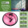 Balancetrainer Yoga Gymnastik Balance Half Ball pink Trainingsball Fitnessball ø 60cm