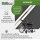 TRUTZHOLM Rollstuhlrampe klappbar 184 cm Traglast 272 kg Alu Antirutsch beschichtet Schwellenrampe