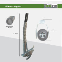Ausgießer flexibel mit Sieb für Metallkanister Jerrycanverschluss
