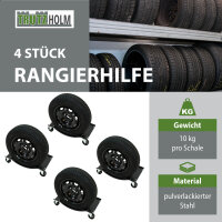 4x Rangierhilfe Rangierschale  für PKW Rangierroller Rangierwagenheber Wagenheber