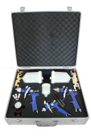 3x HVLP Spraypistole Lackierpistole Set Druckminderer...