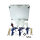 3x HVLP Spraypistole Lackierpistole Set Druckminderer Koffer Spritzpistole Luft