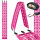 TRUTZHOLM 1x Auffahrrampe klappbar 228 cm Traglast 340 kg Alu gelocht Rampe Motorradrampe pink