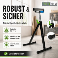 2x Rollenbock 90 kg höhenverstellbar bis 109cm 30 cm Rollenbreite klappbar Schnellverschluss