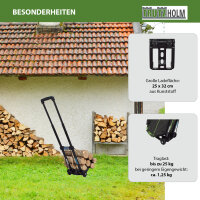 Mini Sackkarre klappbar Koffer - Trolley 25 kg Gepäckkarre Griff höhenverstellbar Transportkarre Getränkekisten