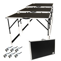 Multifunktionstisch 3er-Set 100 x 60 cm Tapeziertisch...