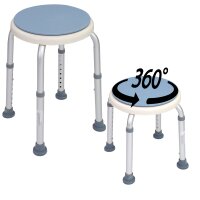 drehbarer Duschhocker 8-fach höhenverstellbar 36,5 -...