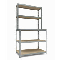 TKT Schwerlastregal Steckregal 180x100x60/30 3+2cm...