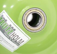 Schubkarrenrad grün/Schwarz Vollgummi 4.80/4.00-8 + Achse Ersatzrad Reifen Schiebkarre PU