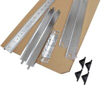 Steckregal 180x90x30 cm 2er Set Schwerlastregal 875kg Lagerregal Kellerregal Metallregal Garagenregal