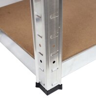 Steckregal 180x90x30 cm 2er Set Schwerlastregal 875kg Lagerregal Kellerregal Metallregal Garagenregal