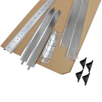 2x Schwerlastregal 180x90x40 cm 875 kg mit 5 Böden je Regal Lagerregal Kellerregal Garagenregal