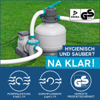 Bestway® Sandfilteranlage mit Zeitschaltuhr 6.056 l/h, 230 W 58497