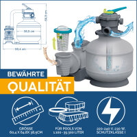 Bestway® Sandfilteranlage mit Zeitschaltuhr 6.056 l/h, 230 W 58497