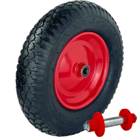 Schubkarrenrad 390x95 mm 4.80 4.00-8  luftbereifung inkl....