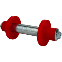 Schubkarrenrad 390x95 mm 4.80 4.00-8  luftbereifung inkl. Achse Ersatzrad 4PR Metallfelge 200 kg