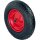 Schubkarrenrad 390x95 mm 4.80 4.00-8  luftbereifung inkl. Achse Ersatzrad 4PR Metallfelge 200 kg