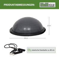 Balancetrainer Yoga Gymnastik Balance Half Ball ø 60cm Balance Board