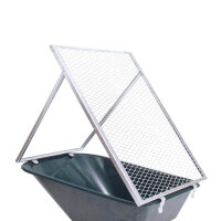 TRUTZHOLM Schubkarren Durchwurfsieb Gartensieb 100x60cm Sieb Kompost Gitter Durchwurfgitter Erdsieb